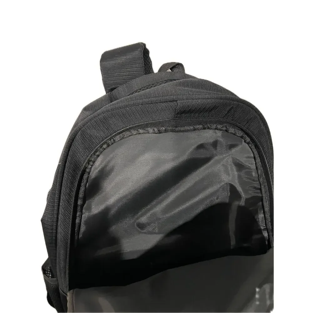 X M X Black Padded Computer Travel Backpack